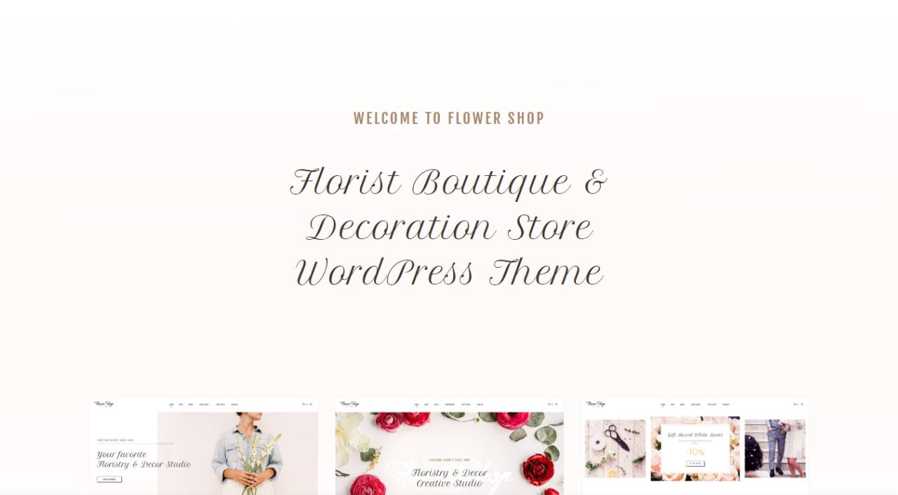 Flower Shop - Decoration Store and Floristic WordPress Theme